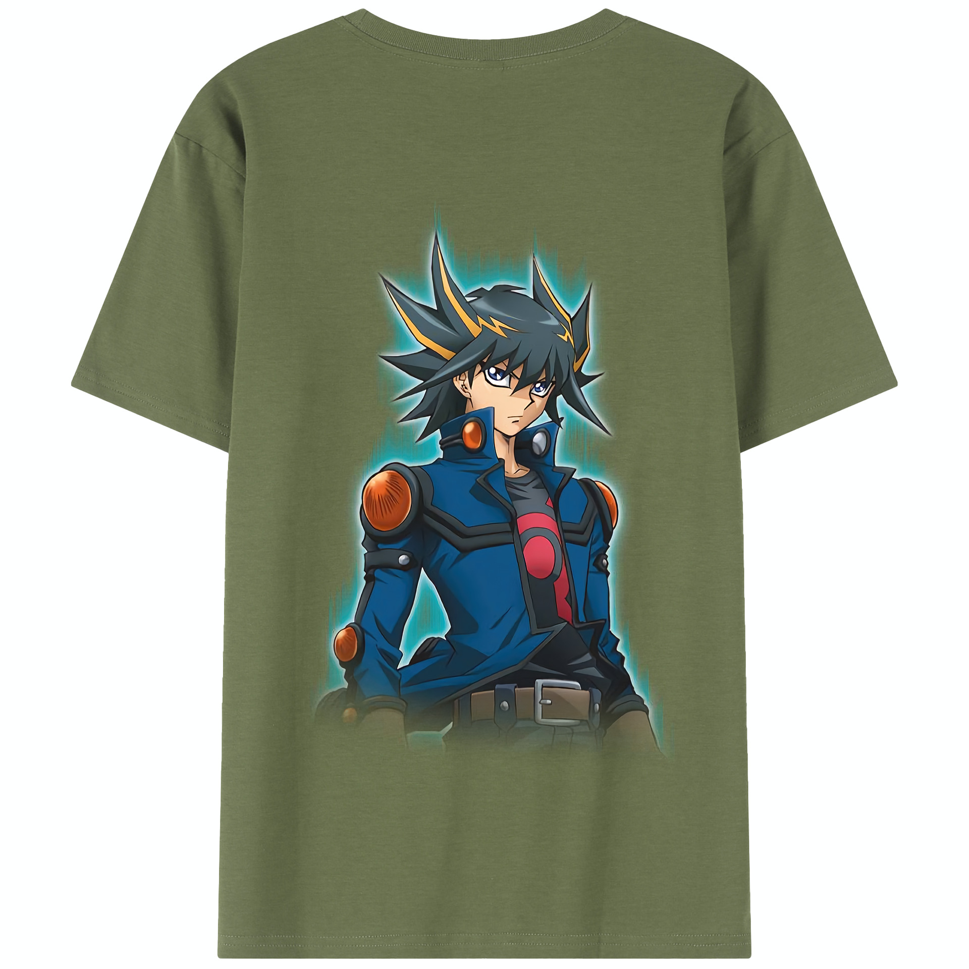 （画像用） 遊☆戯☆王 Yu-Gi-Oh! 綿100％半袖Tシャツ（背面プリント）
